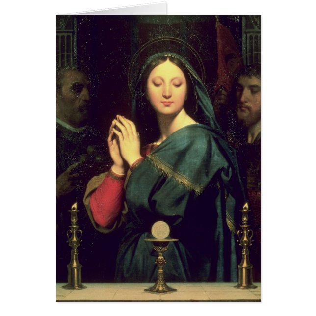 La Virgen con el anfitrión, 1841 (Frente)