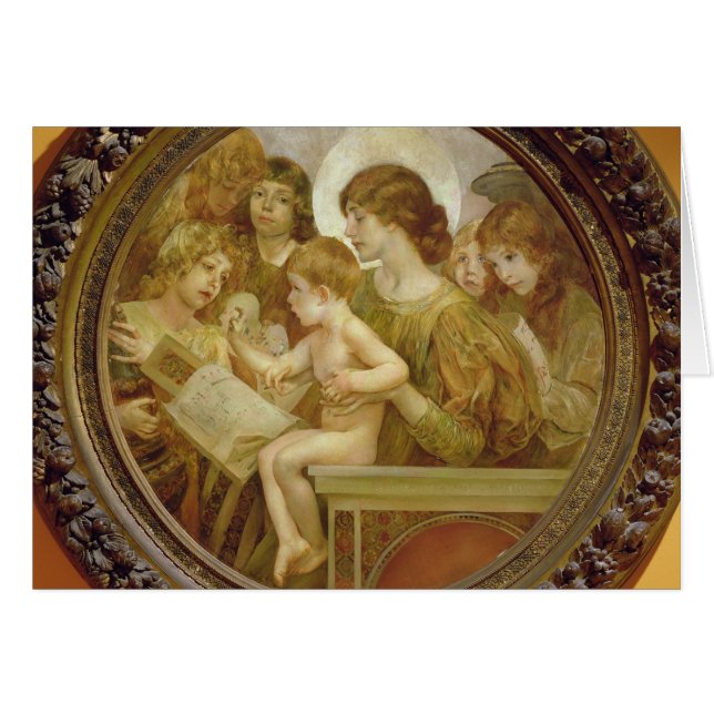 La Virgen de los ángeles (Anverso (Horizontal))