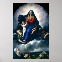 La Virgen - Girolamo da Carpi Póster de Arte Fino