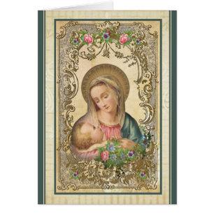 La Virgen Santa María Niño Jesús