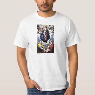 La Virgen y el niño con la camiseta del St.