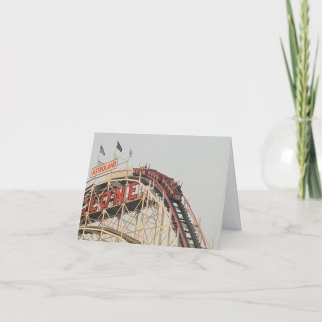 "La visión desde" la tarjeta de nota en blanco (Anverso)