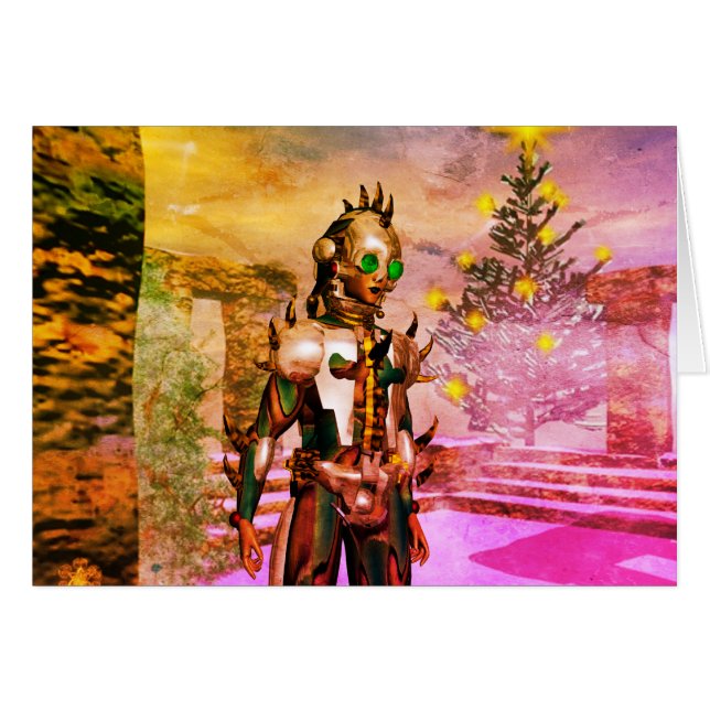 LA VÍSPERA DE AÑO NUEVO DE UN CYBORG ALARMANTE DE  (Anverso (Horizontal))