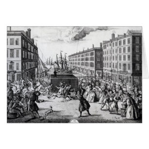 La vista y el humor de Billingsgate, 1736