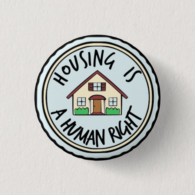 La vivienda es un botón del derecho humano (Anverso)