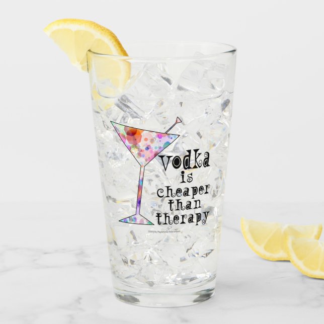 La vodka es más barata que #Highball del #Drink de (Anverso (hielo))