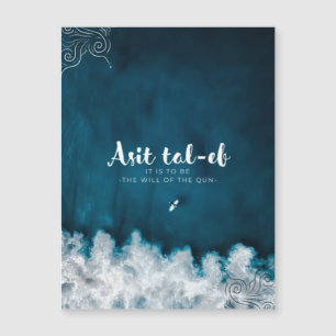 La voluntad de la tarjeta magnética de Qun