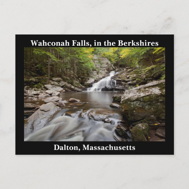 La Wahconah escénica cae postal - Dalton, MAMÁES (Anverso)