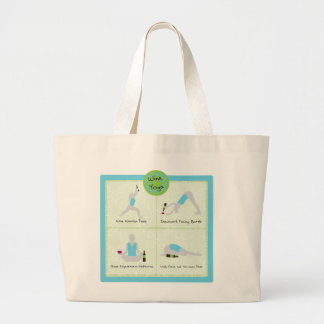 La yoga del vino presenta la bolsa de asas grande