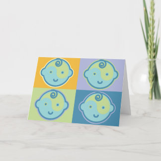 La yoga habla al bebé: Tarjeta de felicitación de