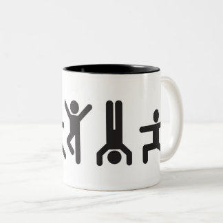 La yoga presenta la taza de café