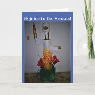 “La Zarza Ardiente” Tarjeta de Pascua