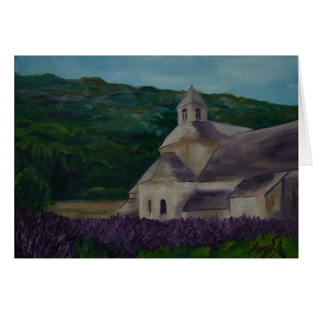 l'abbaye de Sénanque en l'été (Anverso (Horizontal))