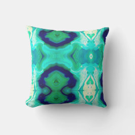 LaBella Turquoise and Blue - almohada de acento al