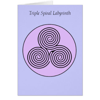 Laberinto espiral triple