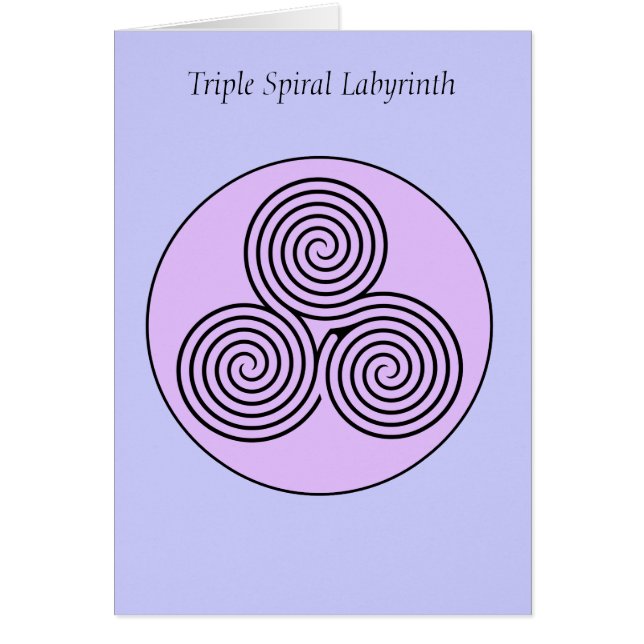 Laberinto espiral triple (Frente)