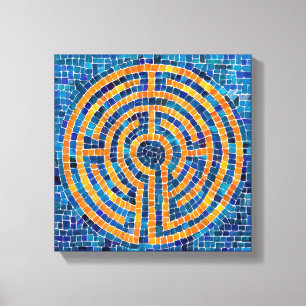 LABERINTO IV Lienzo Envuelto 12x12 (0.75" de Profu