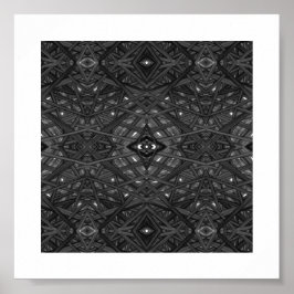 Laberinto Negro Arte Abstracto de Tinta Alcohólica