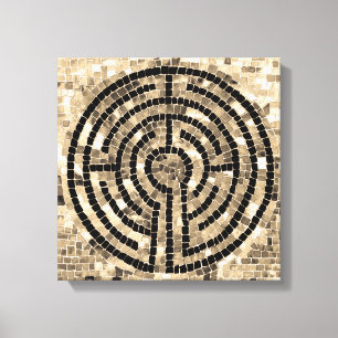 LABERINTO V Lienzo Envuelto 12x12 (2,5" de Profund