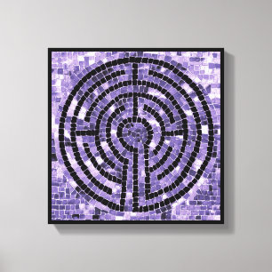 LABERINTO VI Lienzo envuelto de 12x12 (profundidad