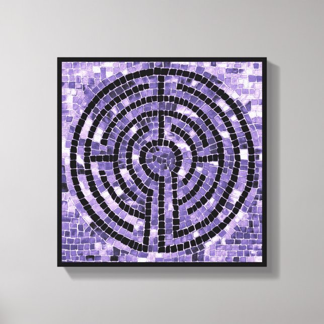 LABERINTO VI Lienzo envuelto de 12x12 (profundidad (Anverso)