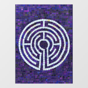 LABERINTO VIII Vinilo adhesivo para ventana de 8x1