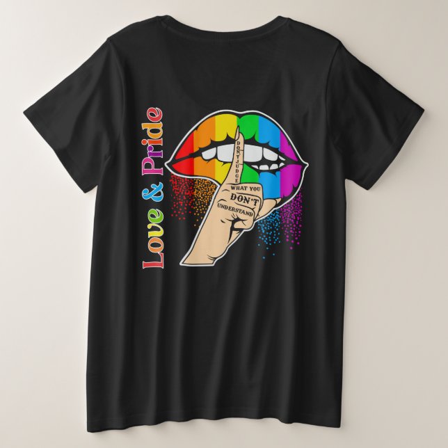 Labios Arcoíris Orgullo Lgbt (Reverso del diseño)