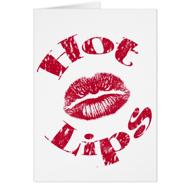 Labios calientes, labios rojos (Frente)