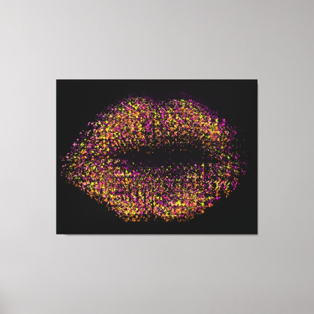 Labios de arte abstractos modernos #14 (Anverso)