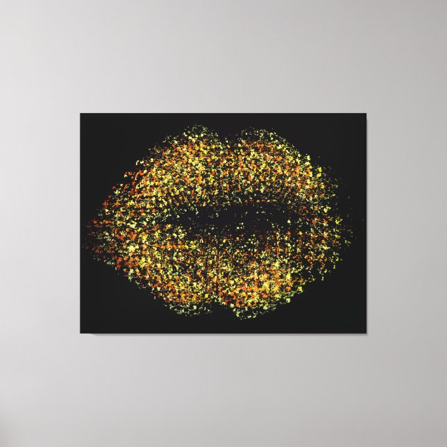 Labios de arte abstractos modernos #22 (Anverso)