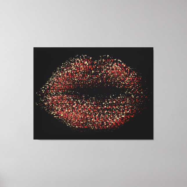 Labios de arte abstractos modernos #38 (Anverso)