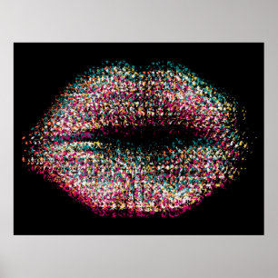 Labios de arte abstractos modernos #52