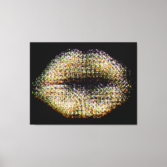 Labios de arte abstractos modernos #54 (Anverso)