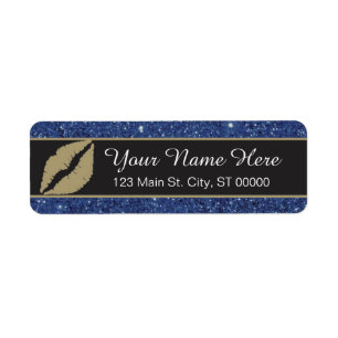 Labios - etiqueta del remite - personalizado