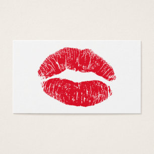 Labios que se besan del rojo