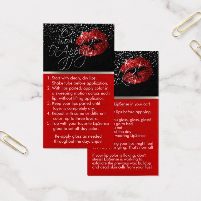 Labios rojos - Cómo aplicar y consejos (Oficina)