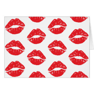 Labios Rojos, Labios Rojos, Beso, Patrón De Labios