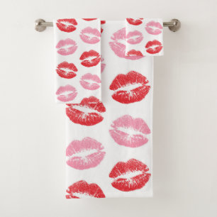 Labios rojos y rosados, patrón de labios, labios,