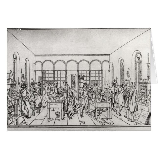 Laboratorio de química de barón Justus von Liebig (Anverso (Horizontal))