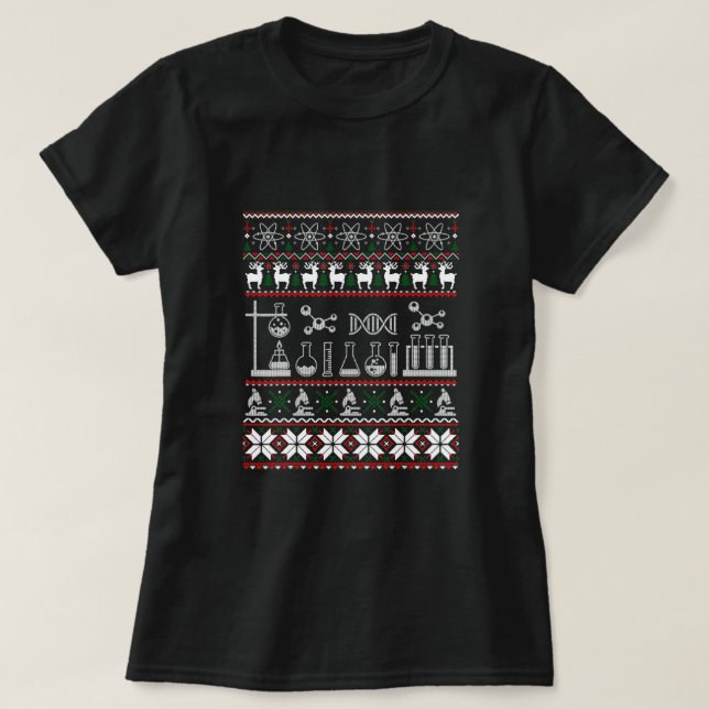 Laboratorio Médico Navidades feos Químicos suéter (Diseño del anverso)