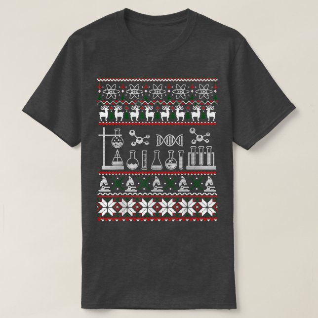 Laboratorio Médico Navidades feos Químicos suéter (Diseño del anverso)