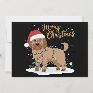 Labradoodle Feliz Navidad Divertida Navidad Amante