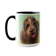 Labradoodle | Taza de dos tonos, 15 oz