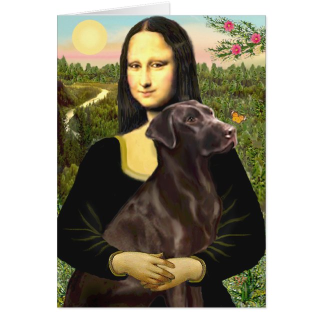 Labrador (Chcolate) - Mona Lisa (Frente)