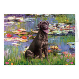Labrador (Chocolate) - Lirios 2