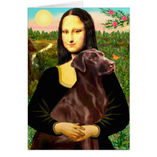 Labrador (chocolate) - Mona Lisa