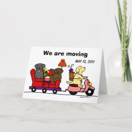 Labrador Perros Personalizado Invitación en movimi