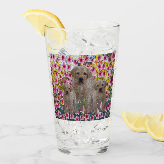 Labrador Puppies Oil Paint (Anverso (hielo))