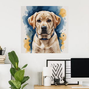 Labrador Puppy Poster   Arte mural