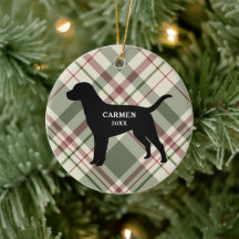 Labrador Recuperador Jugó Ornamento De Navidad